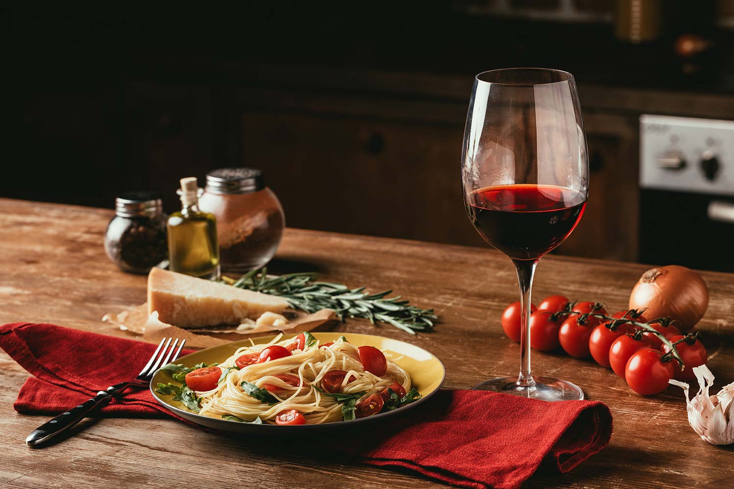 vino pasta