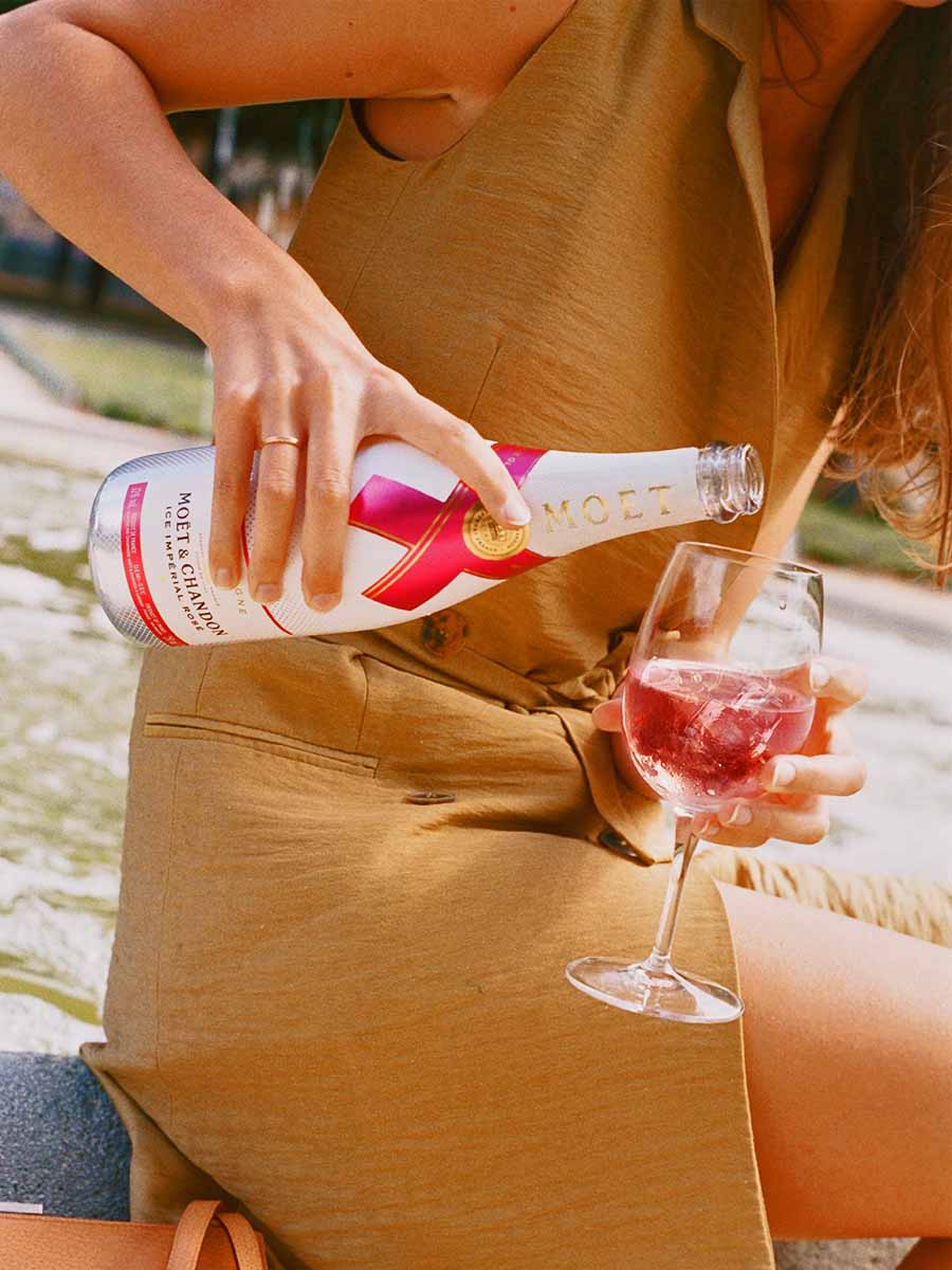 Moet Rose ice imperial